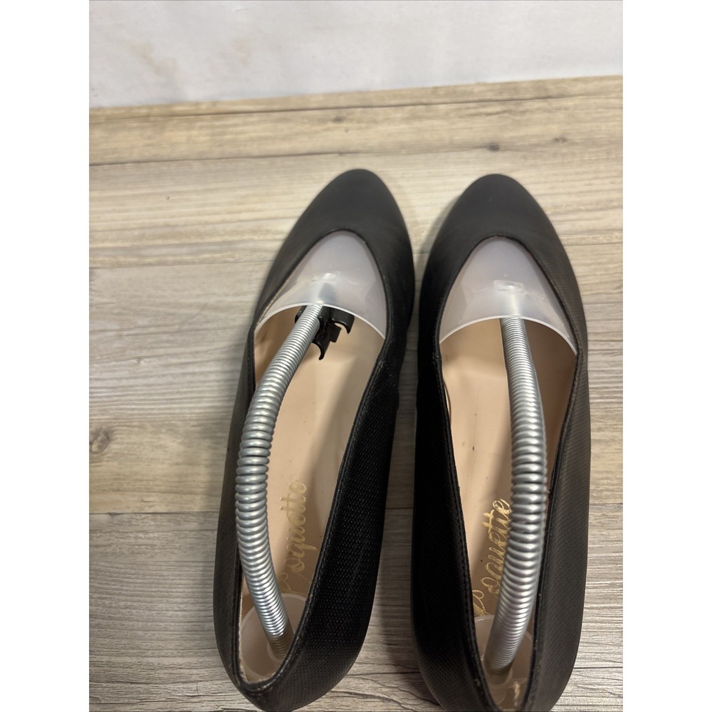 Coquette Kate Black Flat EURO 41 Us 10.5 Made In Spain - Picture 5 of 10